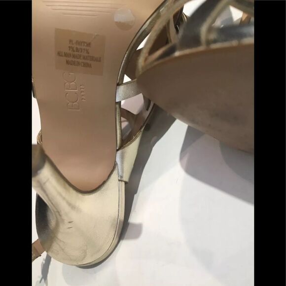BCBG Paris Gold “Faythe” Heels size 7.5 - Picture 7 of 13